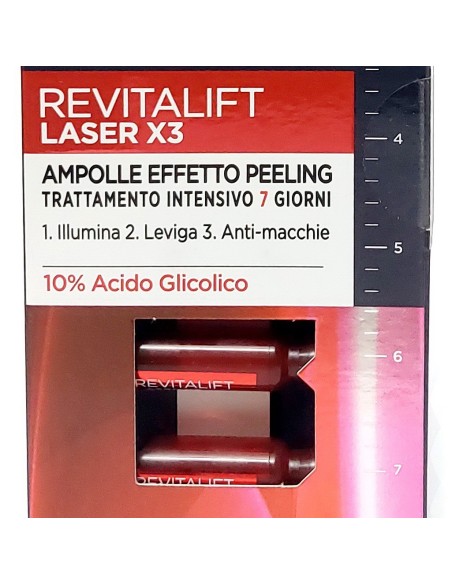 l'oreal revitalift laser x3 - trattamento intensivo viso - 7 ampolle: tuttocasashop.it: igiene e cura della persona