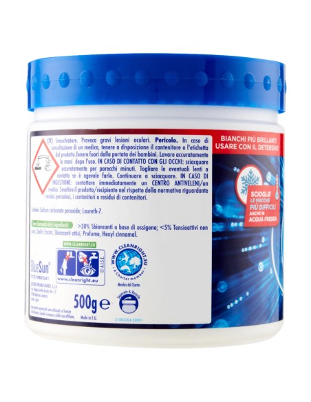 dash diamond additivo smacchiante in polvere - 500 grammi - capi bianchi: tuttocasashop.it: prodotti per bucato e tessuti