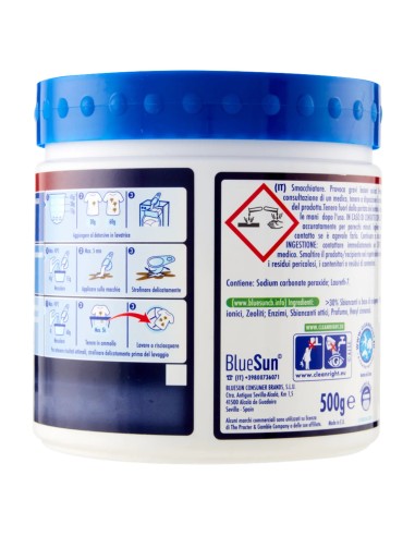 dash diamond additivo smacchiante in polvere - 500 grammi - capi bianchi: tuttocasashop.it: prodotti per bucato e tessuti