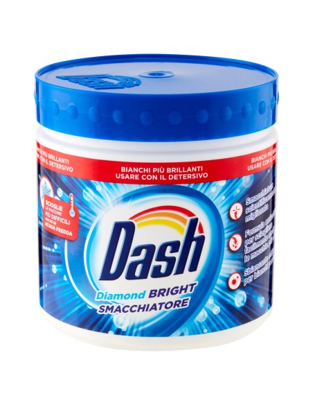 dash diamond additivo smacchiante in polvere - 500 grammi - capi bianchi: tuttocasashop.it: prodotti per bucato e tessuti