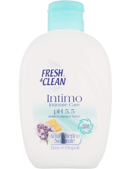 fresh&clean detergente intimo - ph 5.5 - 200ml - timo e propoli: tuttocasashop.it: igiene e cura della persona