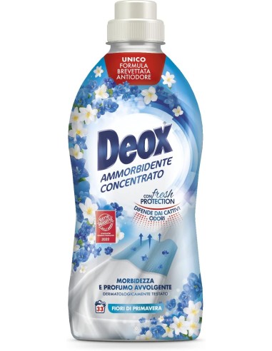 deox ammorbidente concentrato - 660ml - 33 lavaggi - fiori di primavera: tuttocasashop.it: prodotti per bucato e tessuti
