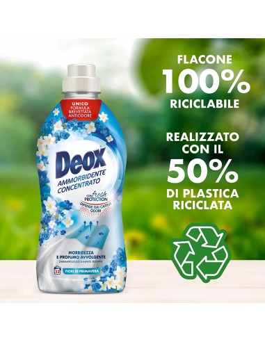 deox ammorbidente concentrato - 660ml - 33 lavaggi - fiori di primavera: tuttocasashop.it: prodotti per bucato e tessuti