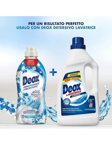 deox ammorbidente concentrato - 660ml - 33 lavaggi - fiori di primavera: tuttocasashop.it: prodotti per bucato e tessuti