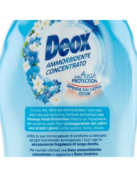 deox ammorbidente concentrato - 660ml - 33 lavaggi - fiori di primavera: tuttocasashop.it: prodotti per bucato e tessuti