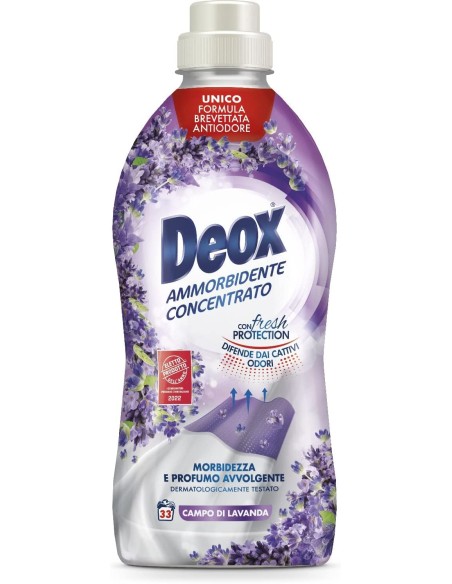 deox ammorbidente concentrato - 660ml - 33 lavaggi - lavanda: tuttocasashop.it: prodotti per bucato e tessuti