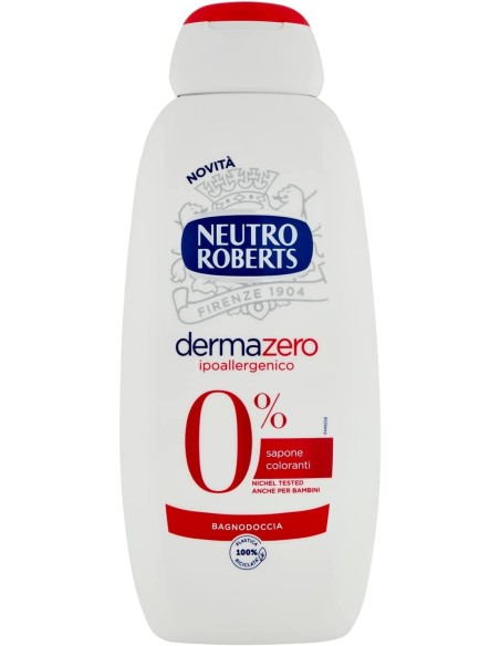neutro roberts bagnodoccia 450ml - dermazero ipoallergenico - nichel tested: tuttocasashop.it: igiene e cura della persona