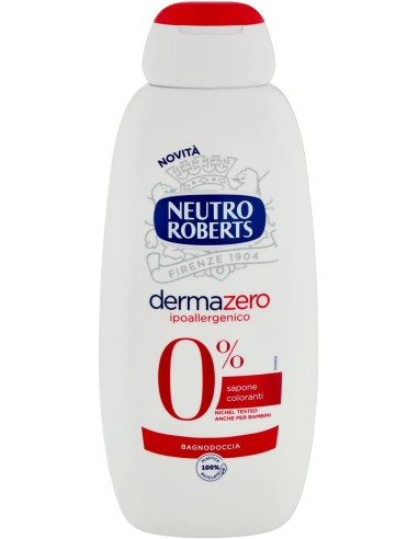 neutro roberts bagnodoccia 450ml - dermazero ipoallergenico - nichel tested: tuttocasashop.it: igiene e cura della persona