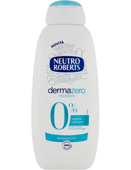 neutro roberts bagnodoccia - 450ml - dermazero - micellare - nichel tested: tuttocasashop.it: igiene e cura della persona