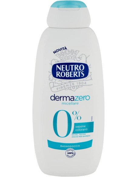 neutro roberts bagnodoccia - 450ml - dermazero - micellare - nichel tested: tuttocasashop.it: igiene e cura della persona