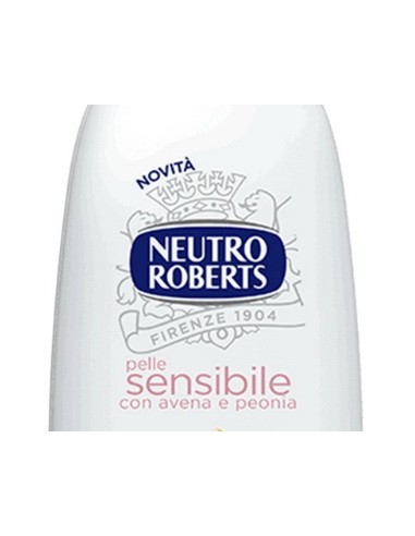 neutro roberts bagnodoccia - 450ml - pelle sensibile con avena e peonia: tuttocasashop.it: igiene e cura della persona