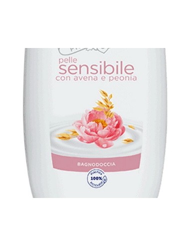 neutro roberts bagnodoccia - 450ml - pelle sensibile con avena e peonia: tuttocasashop.it: igiene e cura della persona
