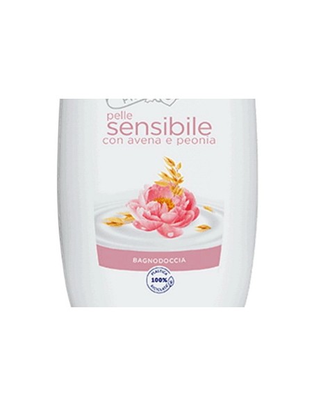 neutro roberts bagnodoccia - 450ml - pelle sensibile con avena e peonia: tuttocasashop.it: igiene e cura della persona