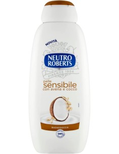 neutro roberts bagnodoccia - 450ml - pelle sensibile con avena e cocco: tuttocasashop.it: igiene e cura della persona