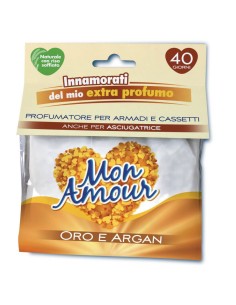 mon amour profumatore - 12 grammi - oro - per armadi cassetti asciugatrici: tuttocasashop.it: prodotti per bucato e tessuti