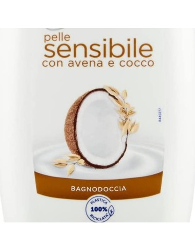 neutro roberts bagnodoccia - 450ml - pelle sensibile con avena e cocco: tuttocasashop.it: igiene e cura della persona