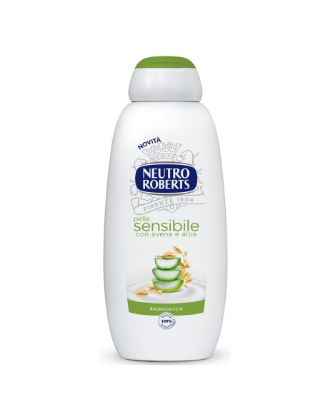 neutro roberts bagnodoccia - 450ml - pelle sensibile con avena e aloe: tuttocasashop.it: igiene e cura della persona