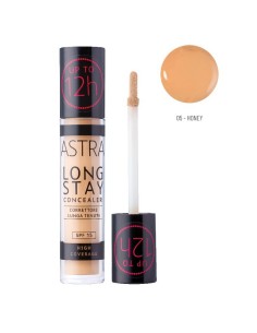 astra long stay concealer - correttore lunga tenuta - spf15 - 05 - honey: tuttocasashop.it: igiene e cura della persona