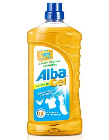 alba sapone gel ecologico - 1 litro - detersivo a mano e lavatrice: tuttocasashop.it: prodotti per bucato e tessuti