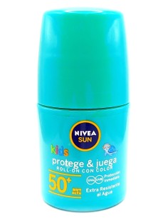 nivea sun kids coloured roll-on 50ml - protect&care spf 50+ water resistant: tuttocasashop.it: igiene e cura della persona