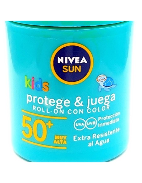 nivea sun kids coloured roll-on 50ml - protect&care spf 50+ water resistant: tuttocasashop.it: igiene e cura della persona