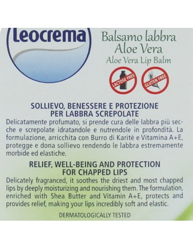 leocrema stick labbra 5.5ml - aloe vera: tuttocasashop.it: igiene e cura della persona