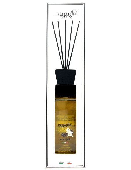 camomilla essenza profumo ambiente con bastoncini - 500ml - vaniglia: tuttocasashop.it: pulizia e cura della casa