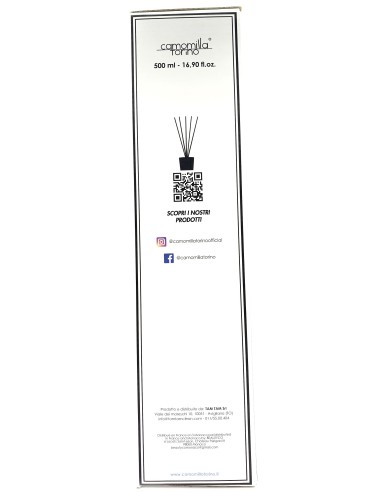 camomilla essenza profumo ambiente con bastoncini - 500ml - vaniglia: tuttocasashop.it: pulizia e cura della casa
