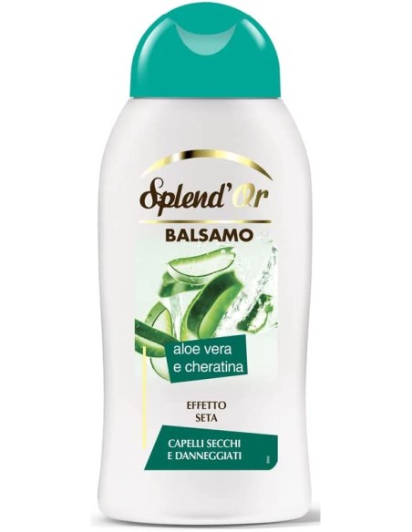 splend'or balsamo per capelli - 300ml - aloe vera e cheratina: tuttocasashop.it: igiene e cura della persona