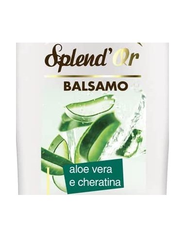 splend'or balsamo per capelli - 300ml - aloe vera e cheratina: tuttocasashop.it: igiene e cura della persona