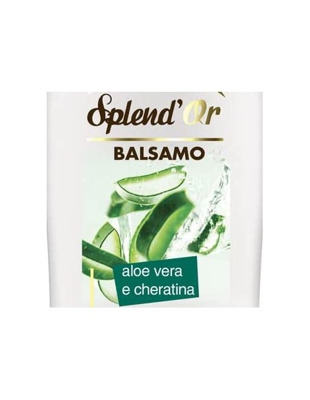 splend'or balsamo per capelli - 300ml - aloe vera e cheratina: tuttocasashop.it: igiene e cura della persona
