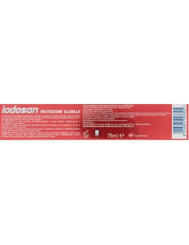 iodosan dentifricio 75ml - protezione globale anticarie e disturbi gengivali: tuttocasashop.it: igiene e cura della persona