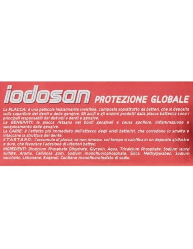 iodosan dentifricio 75ml - protezione globale anticarie e disturbi gengivali: tuttocasashop.it: igiene e cura della persona