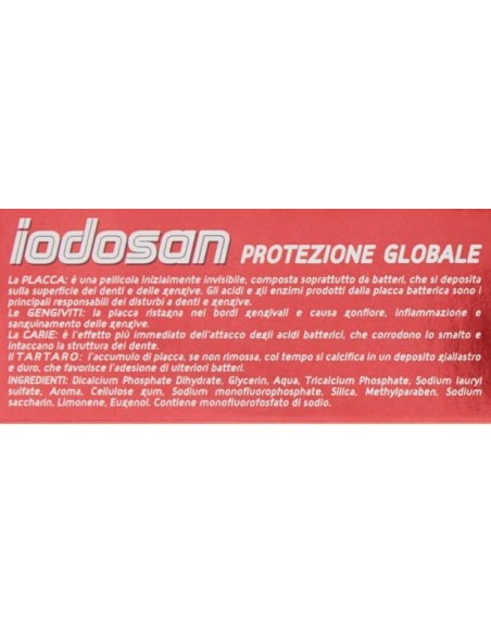 iodosan dentifricio 75ml - protezione globale anticarie e disturbi gengivali: tuttocasashop.it: igiene e cura della persona