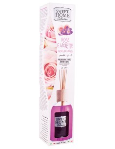 suarez sweet home diffusore essenza 100ml con bastoncini - rosa violet: tuttocasashop.it: pulizia e cura della casa