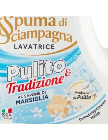 spuma di sciampagna detersivo lavatrice - 60 lavaggi - 3l - marsiglia: tuttocasashop.it: prodotti per bucato e tessuti