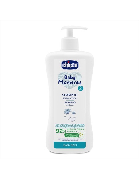 chicco baby moments shampoo senza lacrime 500ml - con calendula e glicerina: tuttocasashop.it: igiene e cura della persona