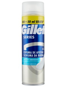 gillette series schiuma da barba - 250ml - ammorbidente con burro di cacao: tuttocasashop.it: igiene e cura della persona