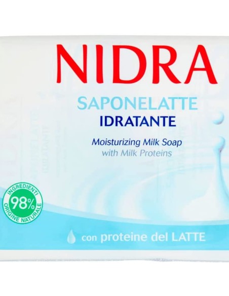 nidra sapone solido - 3 pezzi da 90 grammi - idratante - proteine del latte: tuttocasashop.it: igiene e cura della persona
