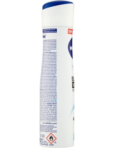 nivea deodorante spray - 150ml - black & white invisible fresh - non macchia: tuttocasashop.it: igiene e cura della persona
