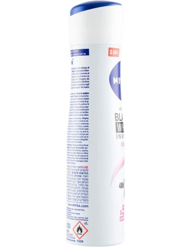 nivea deodorante spray - 150ml - black & white - original - non macchia: tuttocasashop.it: igiene e cura della persona