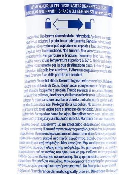 nivea deodorante spray - 150ml - black & white - original - non macchia: tuttocasashop.it: igiene e cura della persona