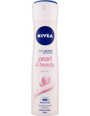 nivea deodorante spray - 150ml - pearl & beauty - protezione 48h: tuttocasashop.it: igiene e cura della persona