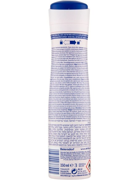 nivea deodorante spray - 150ml - pearl & beauty - protezione 48h: tuttocasashop.it: igiene e cura della persona