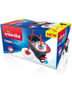 vileda turbo smart mop microfibra lavapavimenti rotante con sistema a pedale: tuttocasashop.it: pulizia e cura della casa