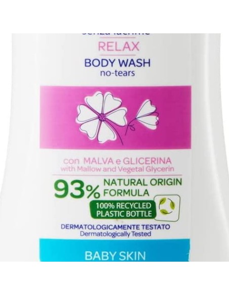 chicco baby moments bagno corpo senza lacrime - 500ml - relax - con malva: tuttocasashop.it: igiene e cura della persona