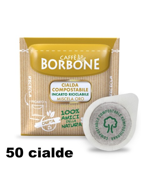 borbone caffe' espresso - 50 cialde ese 44mm - miscela oro: tuttocasashop.it: altro - bazar