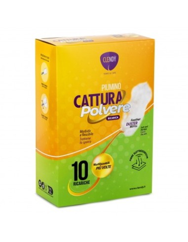 clendy multiduster - 10 ricambi per piumino - profumati: tuttocasashop.it: pulizia e cura della casa