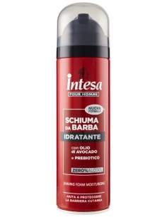 intesa pour homme schiuma da barba - 300ml - idratante - con olio di avocado: tuttocasashop.it: igiene e cura della persona