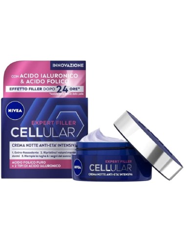 nivea crema viso 50ml - cellular anti-age - notte - rinnovatore giovinezza: tuttocasashop.it: igiene e cura della persona